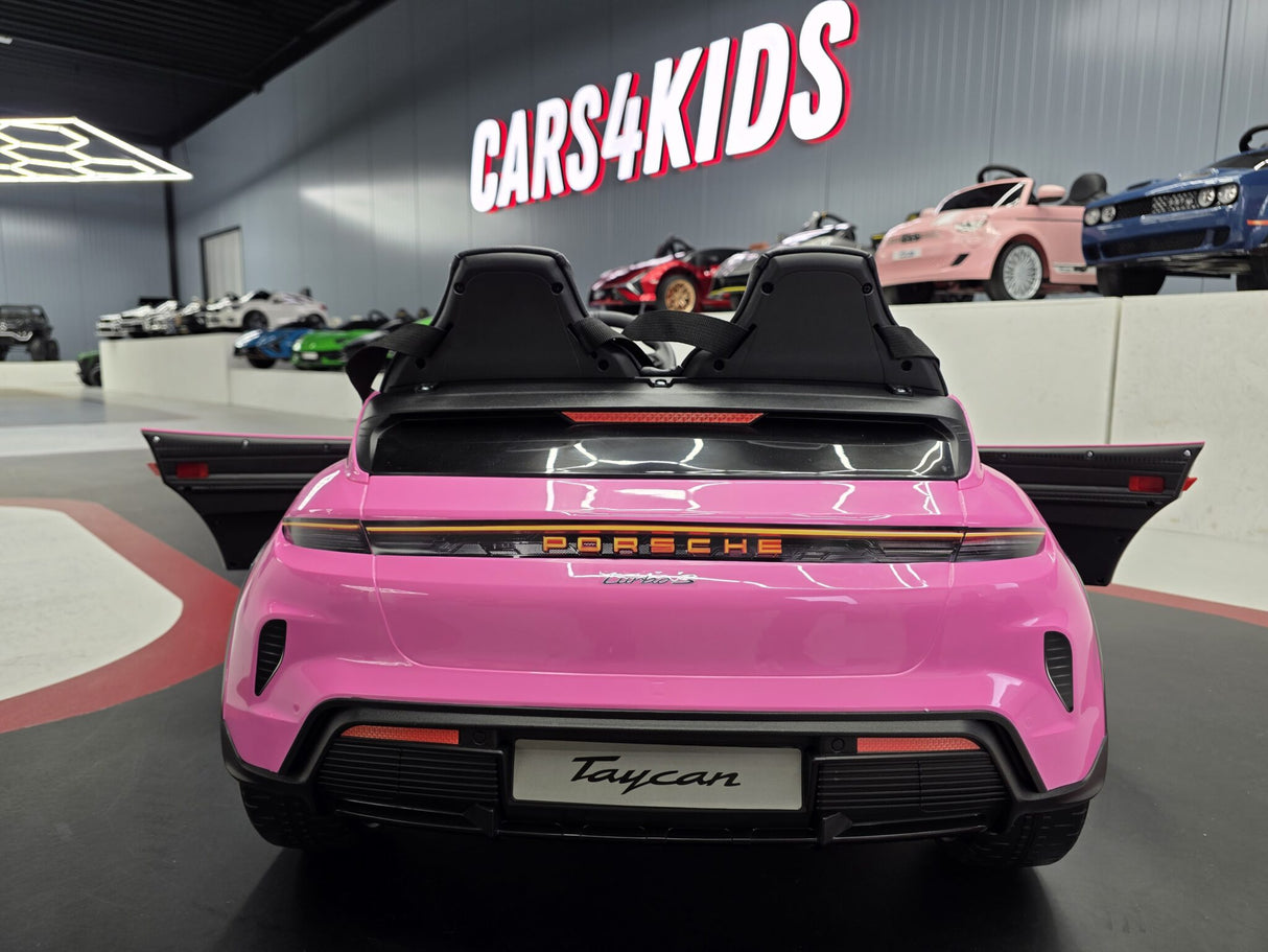 Børnebil Porsche Taycan 2-personers 24 volt
