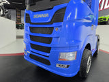 Elektrisk børnebil Scania lastbil 12V blå
