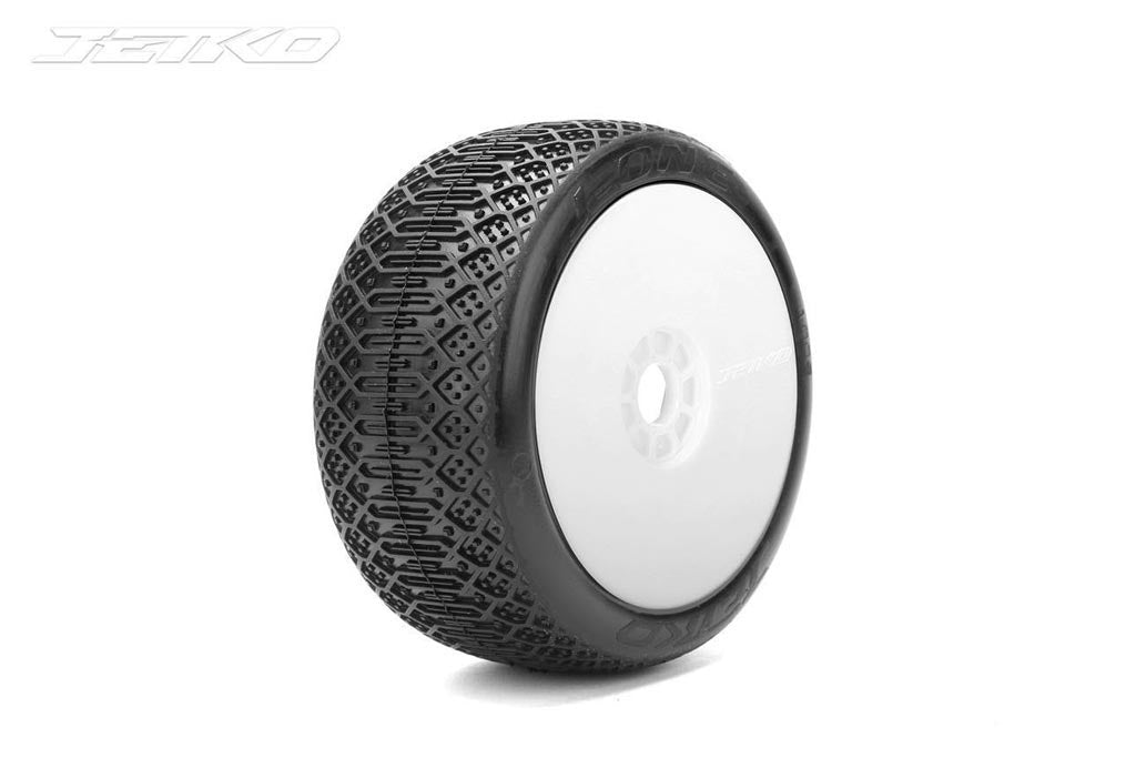 Jetko J One LIGHT COMPOSITE ULTRA SOFT 1:8 Buggy White Wheels (2)