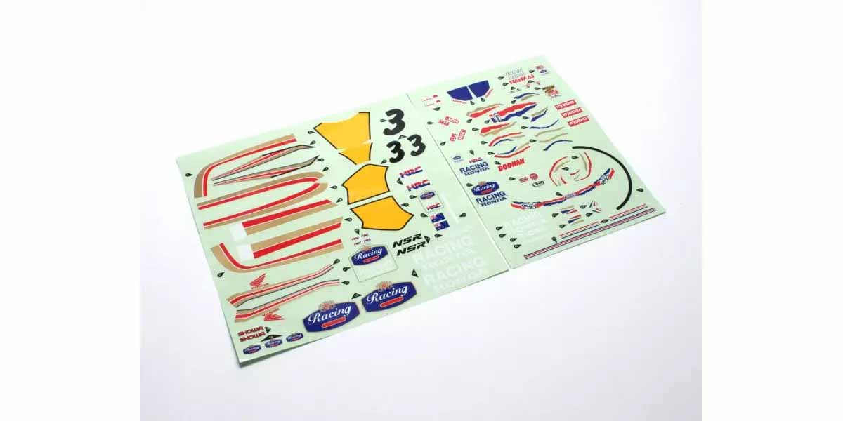 Kyosho Hanging-On Racer Honda NSR 500 Doohan Decal Sheet