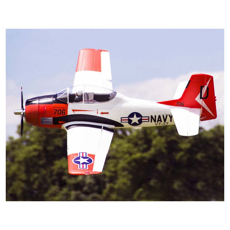 1/8 Plane 1400MM T-28 (V4) Red PNP kit