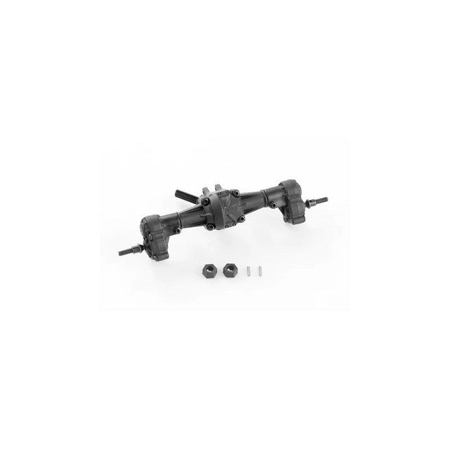 DISC.. 1/24 Smasher V1 - Rear axle assembly with differential set