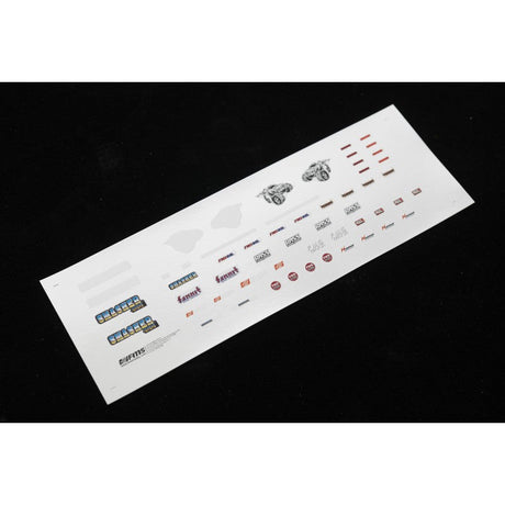 1/24 smasher v2 - car decal sheet v2 (blue)