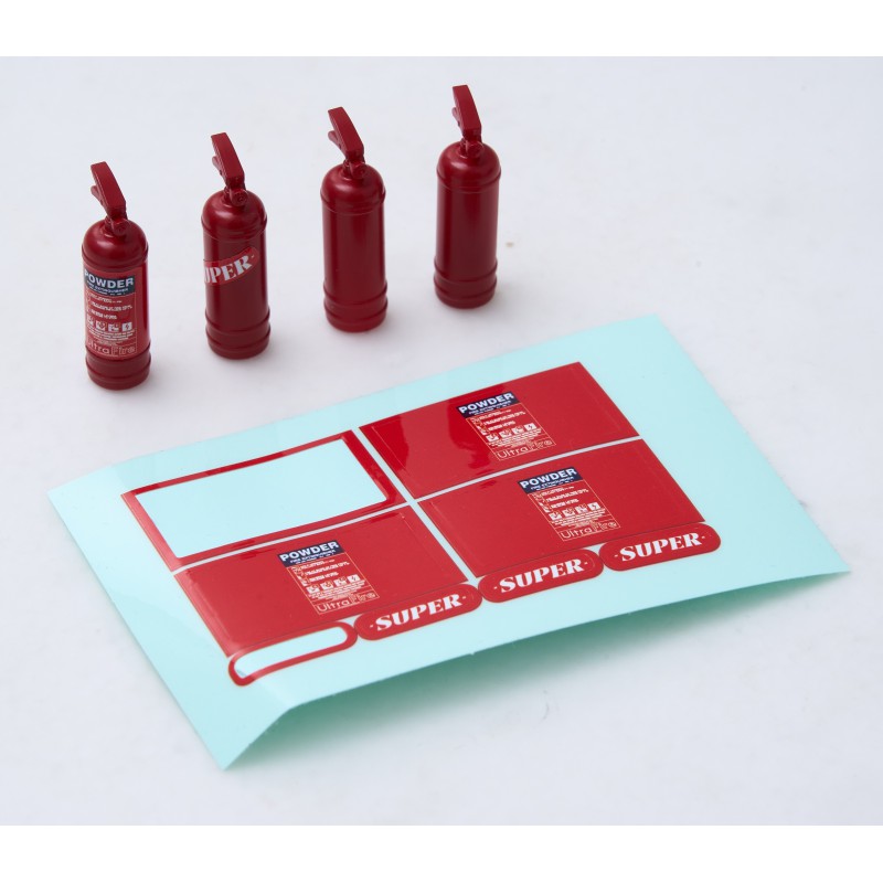 1/18 fire extinguisher (4pcs)