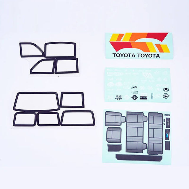 1/10 LC80 FCX10 - DECAL SHEET