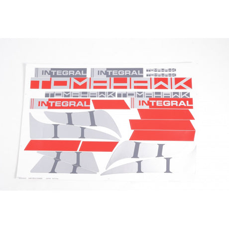 80mm Integral - Sticker (Red)