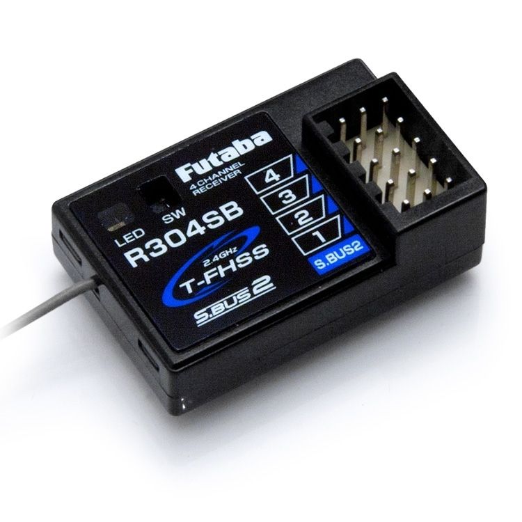 Receiver R304SB 4-K S.Bus2 T-FHSS HV Car/Boat (Bulk)