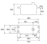 S-C400 Car Servo 8kg 0.08s HV S.BUS