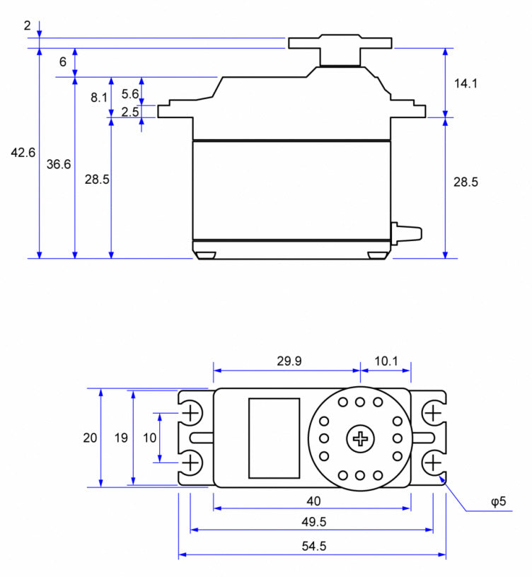 S-C401 Car Servo 13.8kg 0.09s HV S.BUS