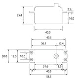 S-CD400 Servo Drift Car 8kg 0.08s HV/S.BUS