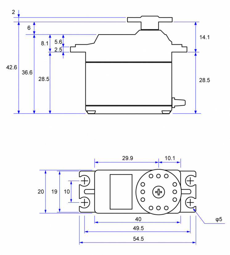 S-HC501 Heli Servo 13.8kg 0.09s HV/S.BUS2