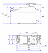 S-HC501 Heli Servo 13.8kg 0.09s HV/S.BUS2
