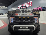 Ford Raptor 1-personers 12 volt sort børnebil