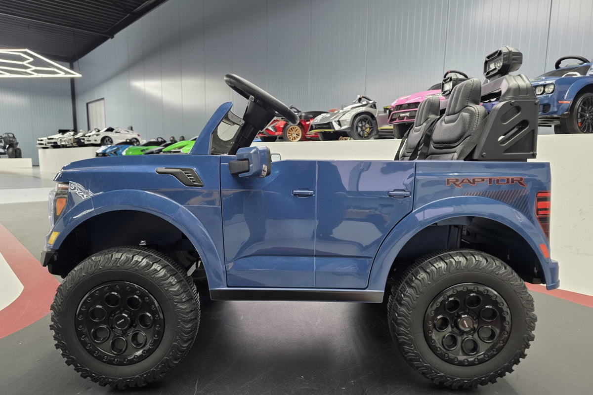 Ford Raptor 24V elbil för barn – 2 personer, svart