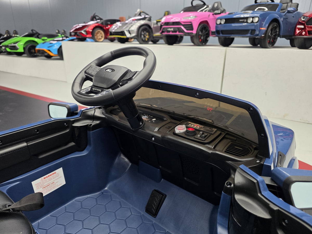 Ford Raptor 24V elbil för barn – 2 personer, svart