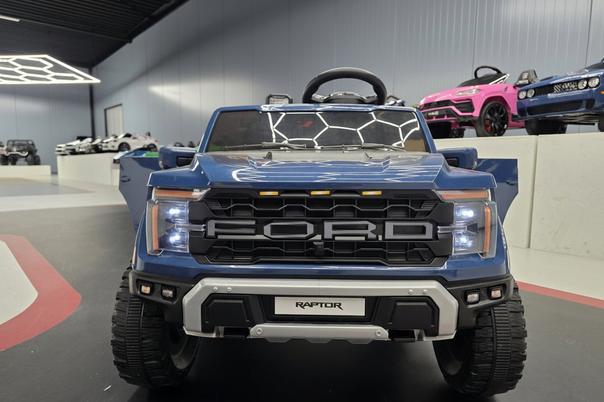 Ford Raptor 24V elbil för barn – 2 personer, svart