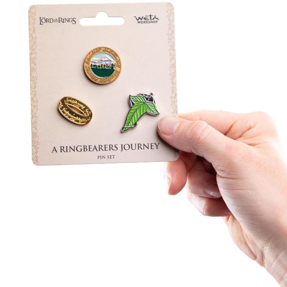 Weta Workshop The Lord of the Rings Trilogy Pin Set - A Ringbearer's Journey