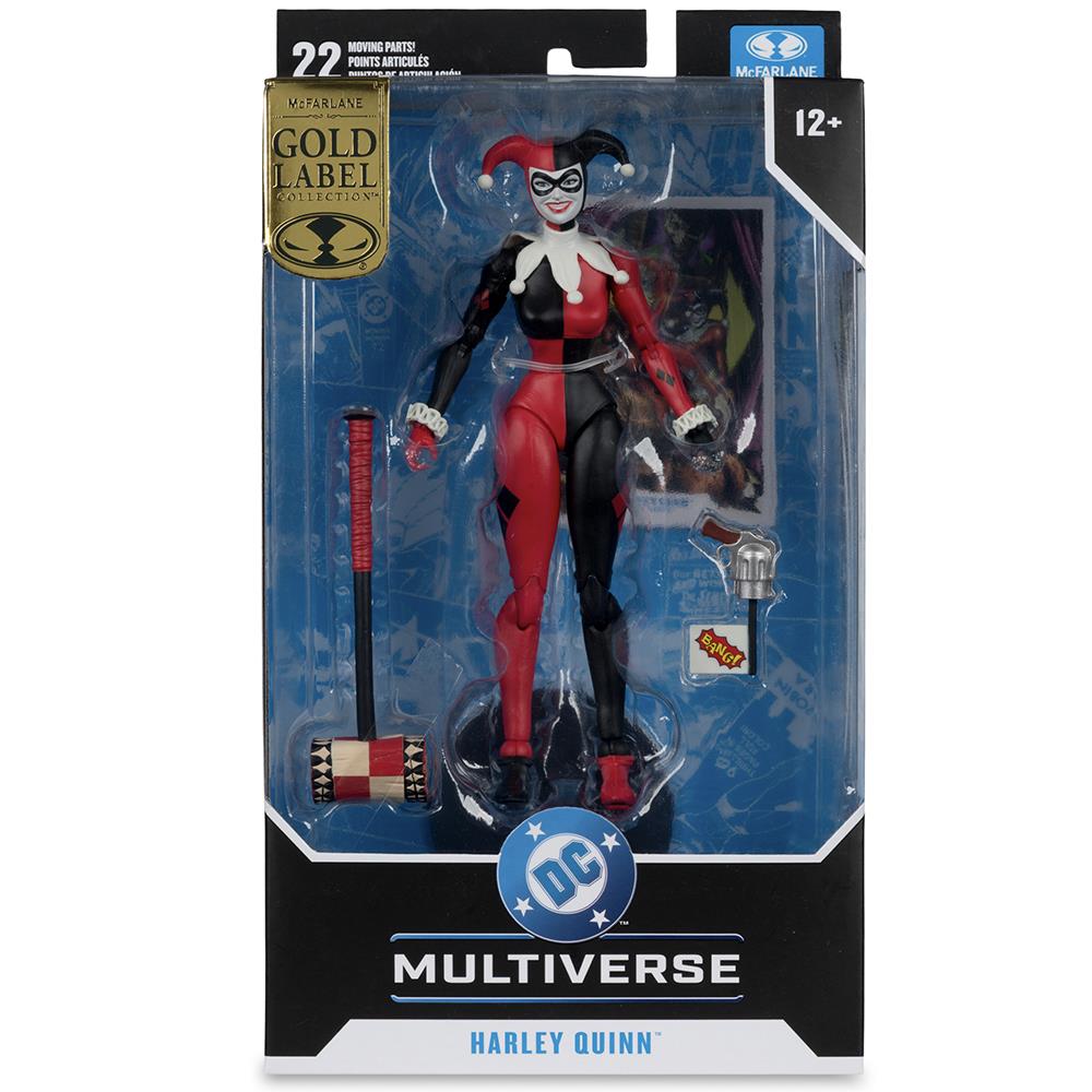 DC Multiverse Harley Quinn (DC Classic) 7" Action Figure Gold Label McFarlane Toys