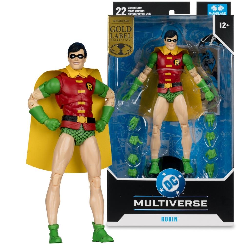 DC Multiverse Robin (Silver Age) 7in Action Figure Gold Label McFarlane Toys