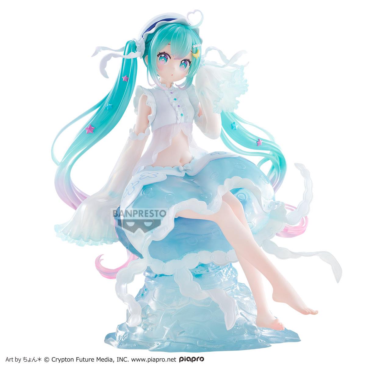 Bandai Hatsune Miku Banpresto Evolve Clearluxe-Jellyfish-Figure