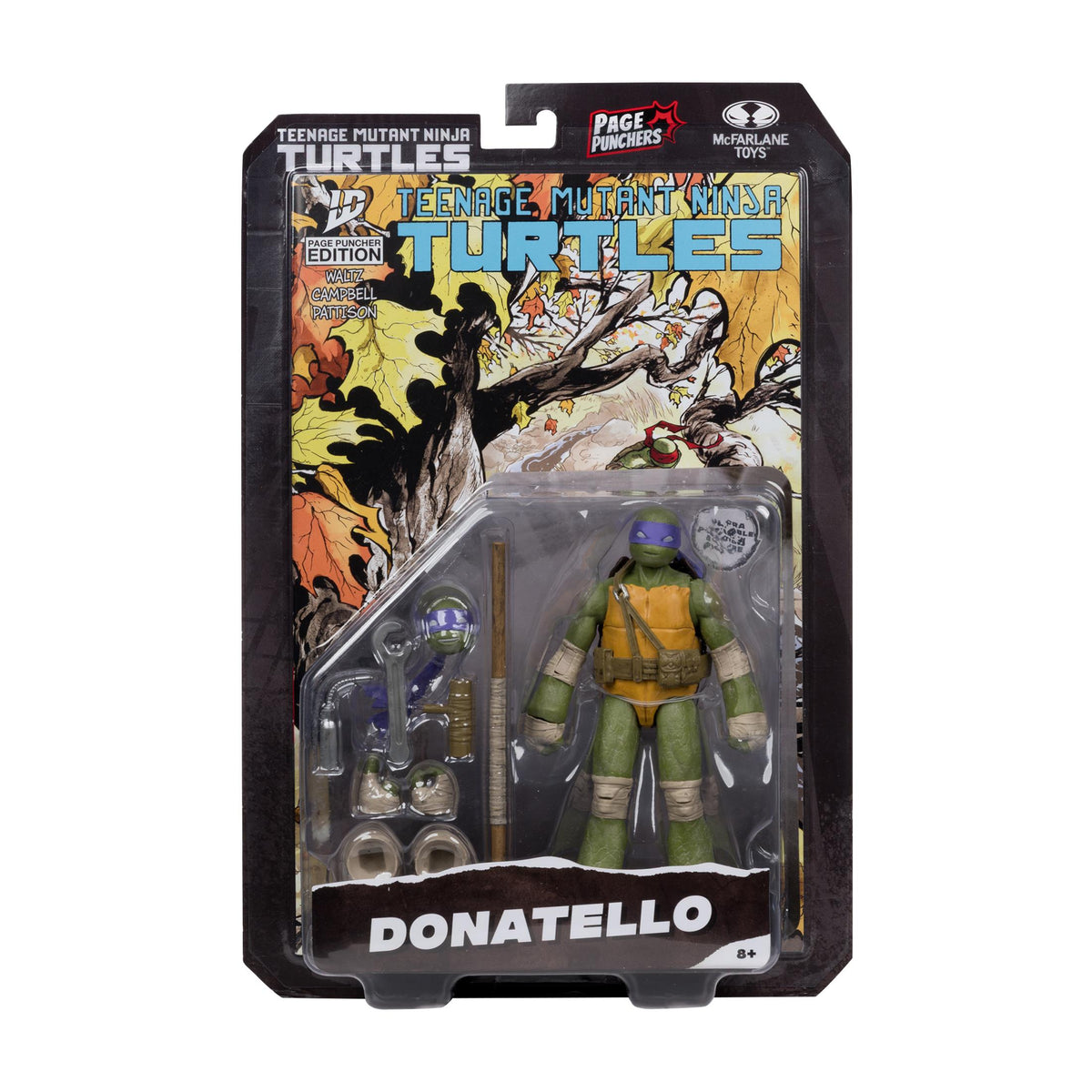 Teenage Mutant Ninja Turtles (P. Punchers) Donatello 5in Action Figure with Comic McFarlane Toys