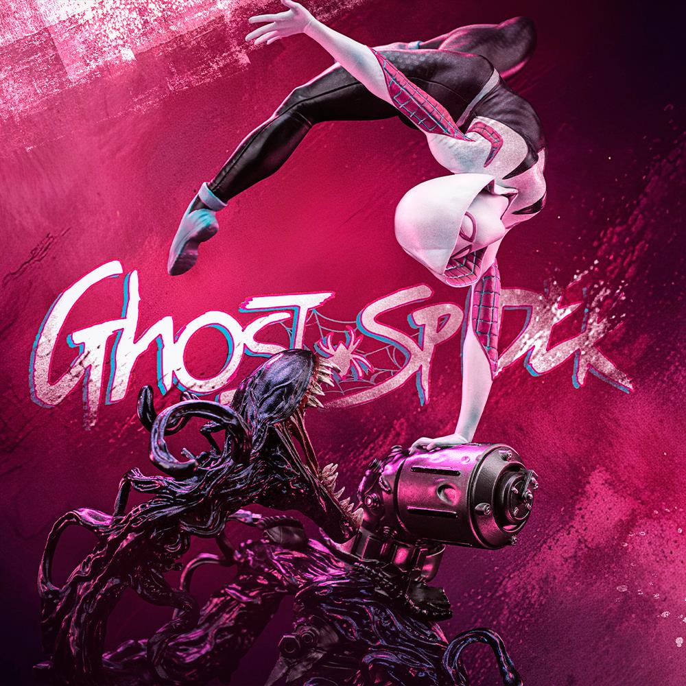 Iron Studios Spider-Man Vs Villains - Ghost-Spider Art Scale 1/10