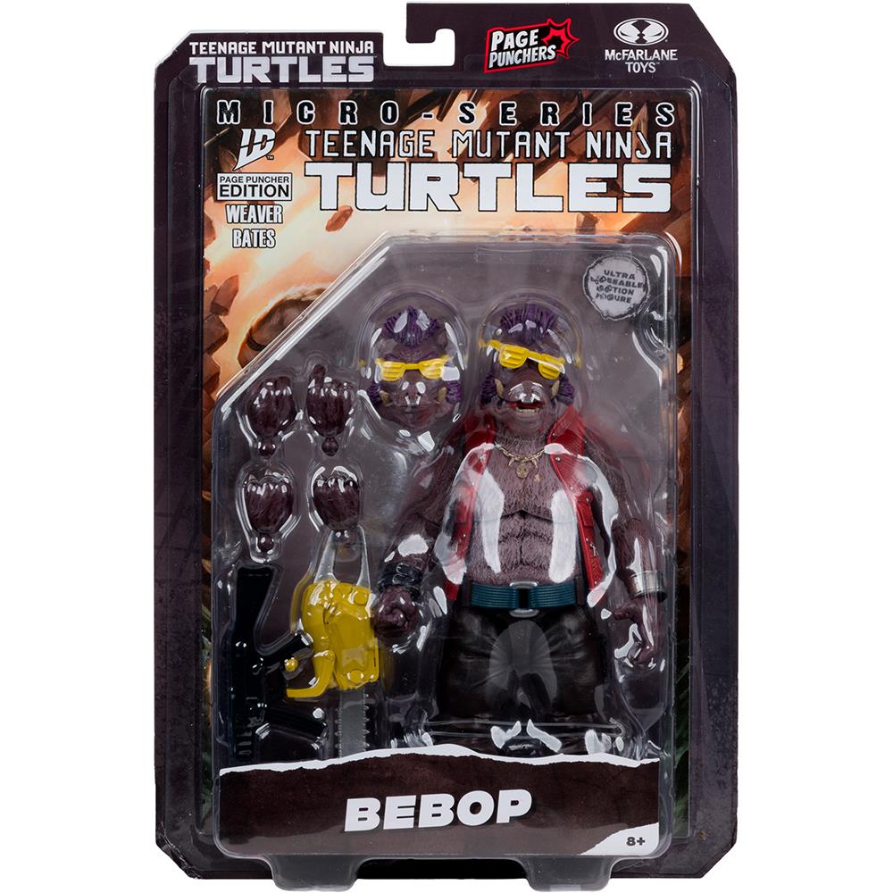 Teenage Mutant Ninja Turtles (P. Punchers) Bebop 5in Action Figure with Comic McFarlane Toys