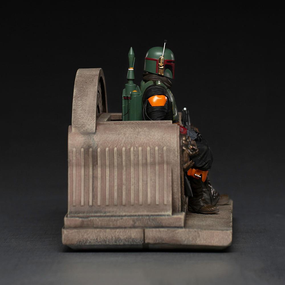 Iron Studios Star Wars - Boba Fett on Throne Statue Delux Art Scale 1/10