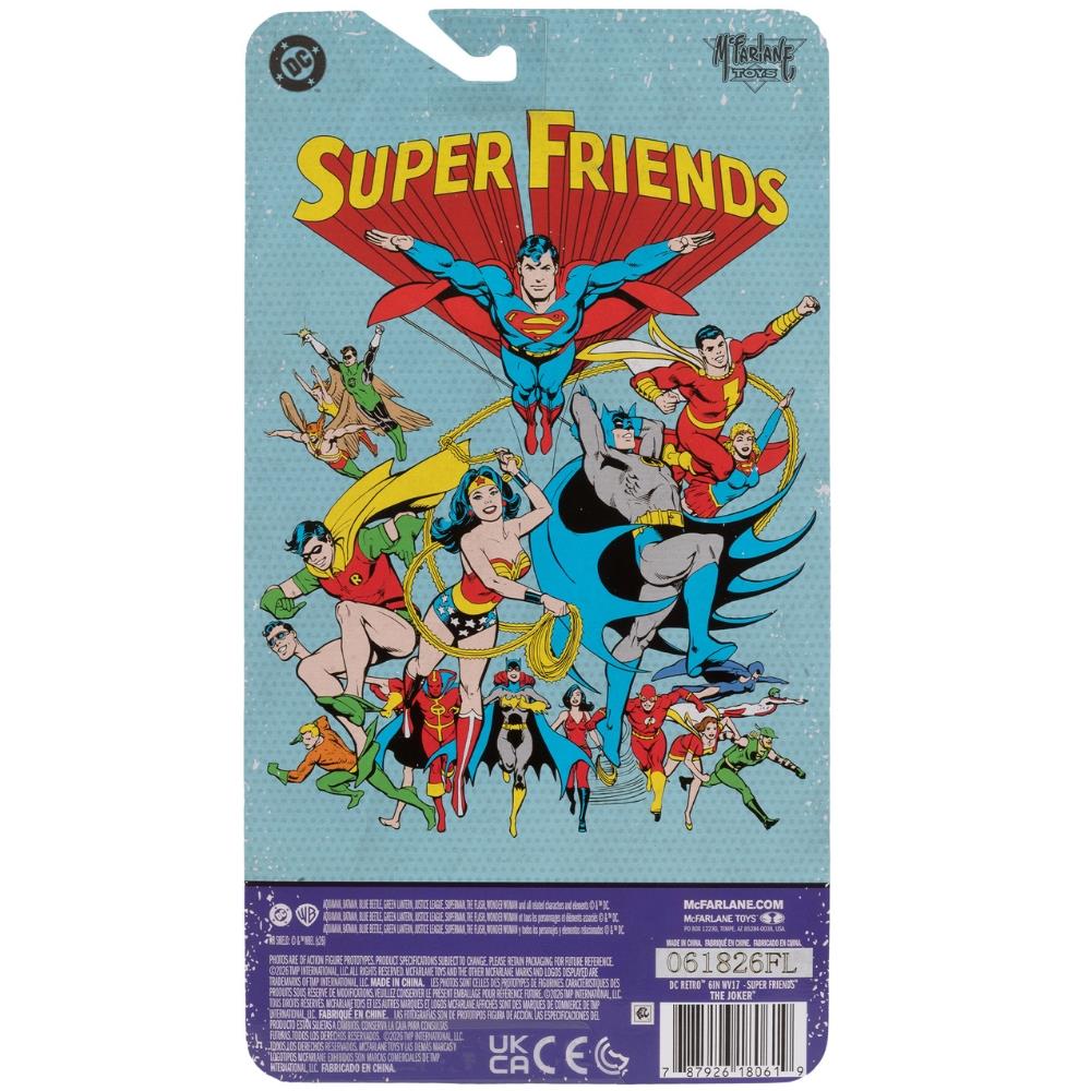 DC Retro The Joker (Super Friends) 6in Action Figure McFarlane Toys