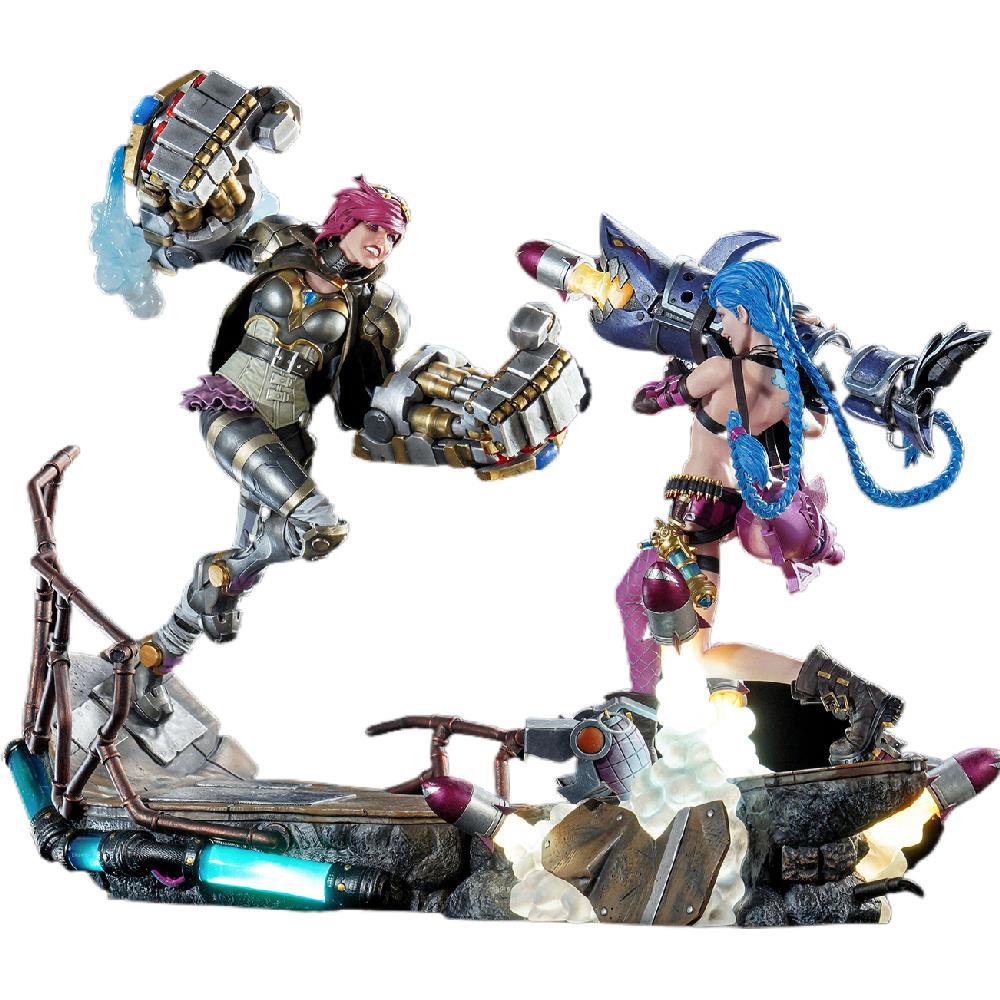 PureArts League of Legends - Jinx & Vi 1/6 Scale Statue Bundle