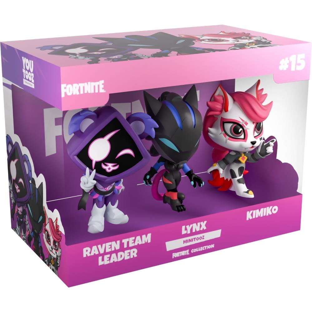 YouTooz Fortnite - Raven Team Leader & Lynx & Kimiko Minitooz Figure