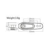 POWER HD HD-AP2024 - Power HD Aluminum Servo Horn 20-24mm 25th