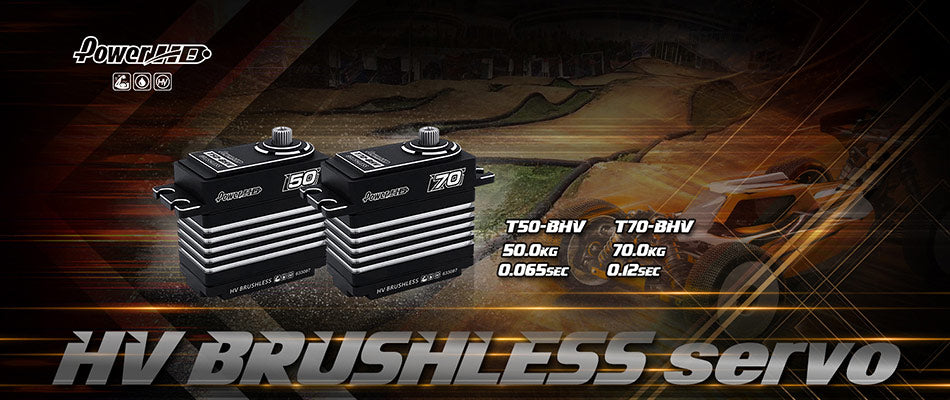 POWER HD HD-T50-BHV - Power HD T50 HV MG  Brushless  alu case   50kg/0.065s