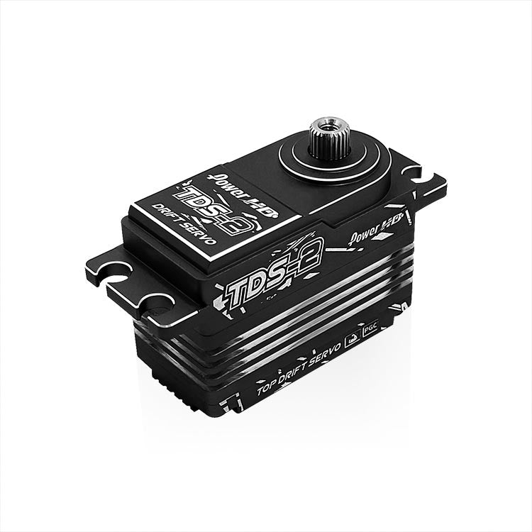 POWER HD HD-TDS-2 - Servo Power HD TDS-2 Black Low Profil Drift HV 25kg/0.09s