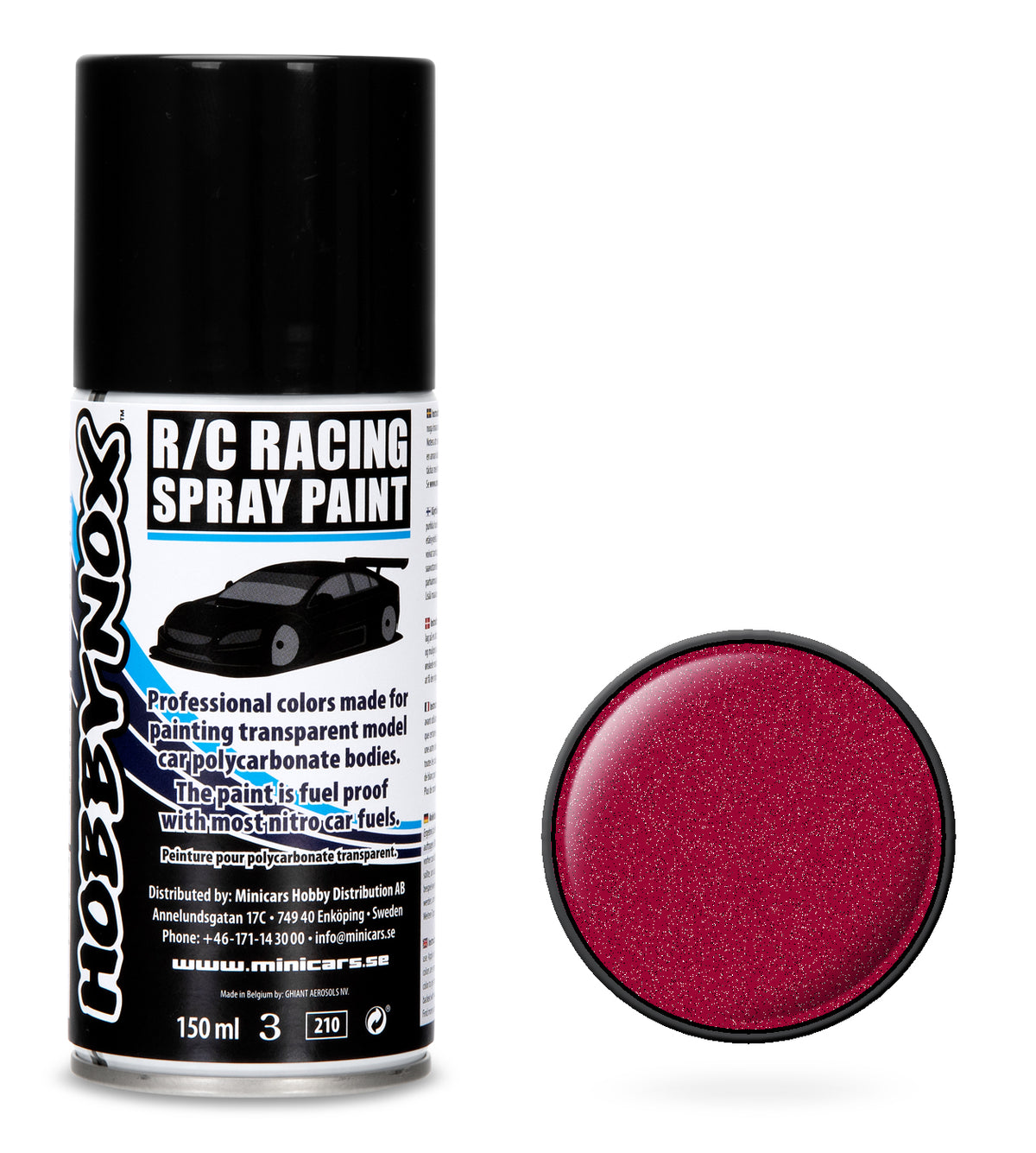 Metallic Red R/C Racing Spray Paint 150 ml