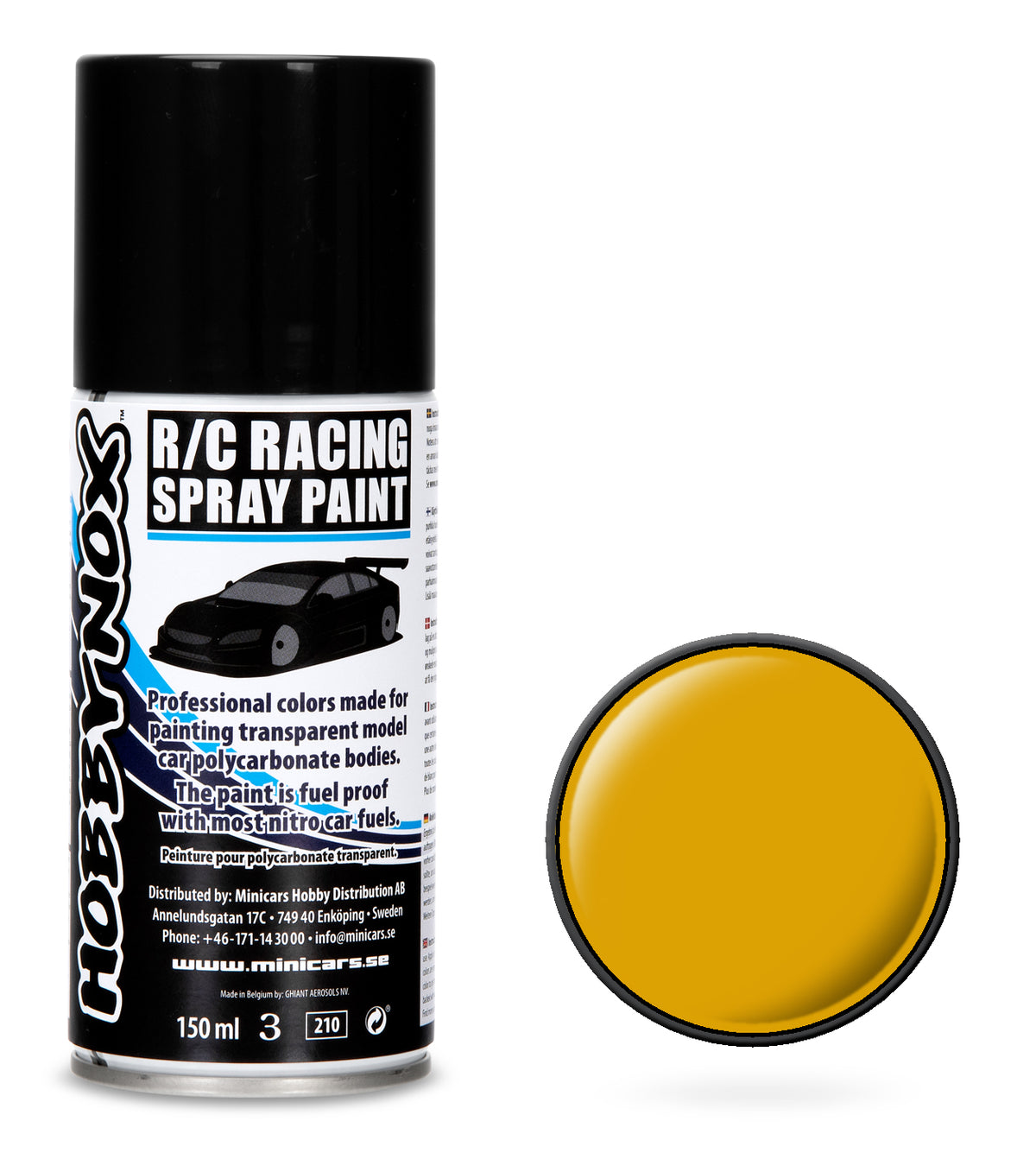 Camel Yellow R/C Racing Spray Paint 150 ml