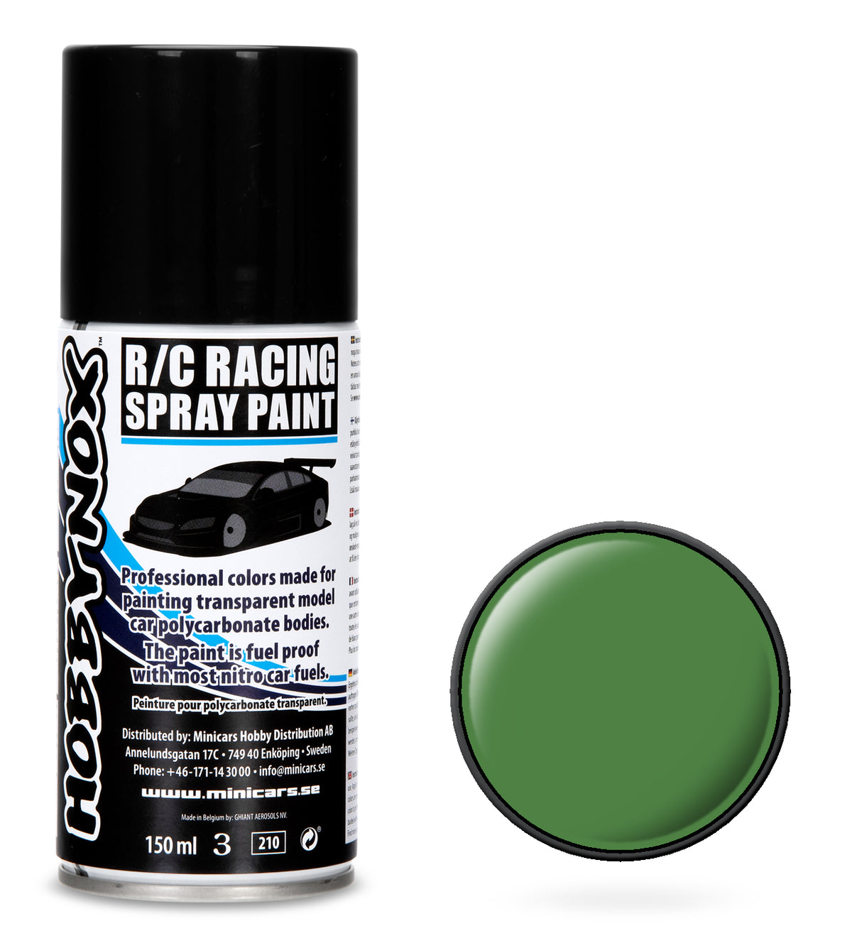 Olive Green R/C Racing Spray Paint 150 ml