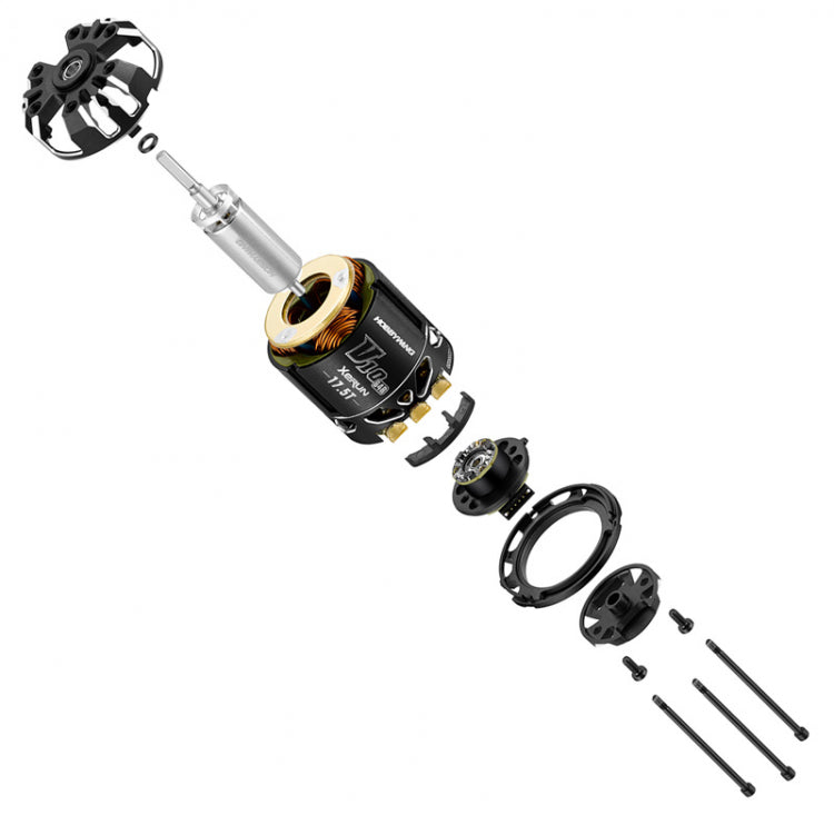 Motor XeRun V10 21.5T Black G4R Stock*