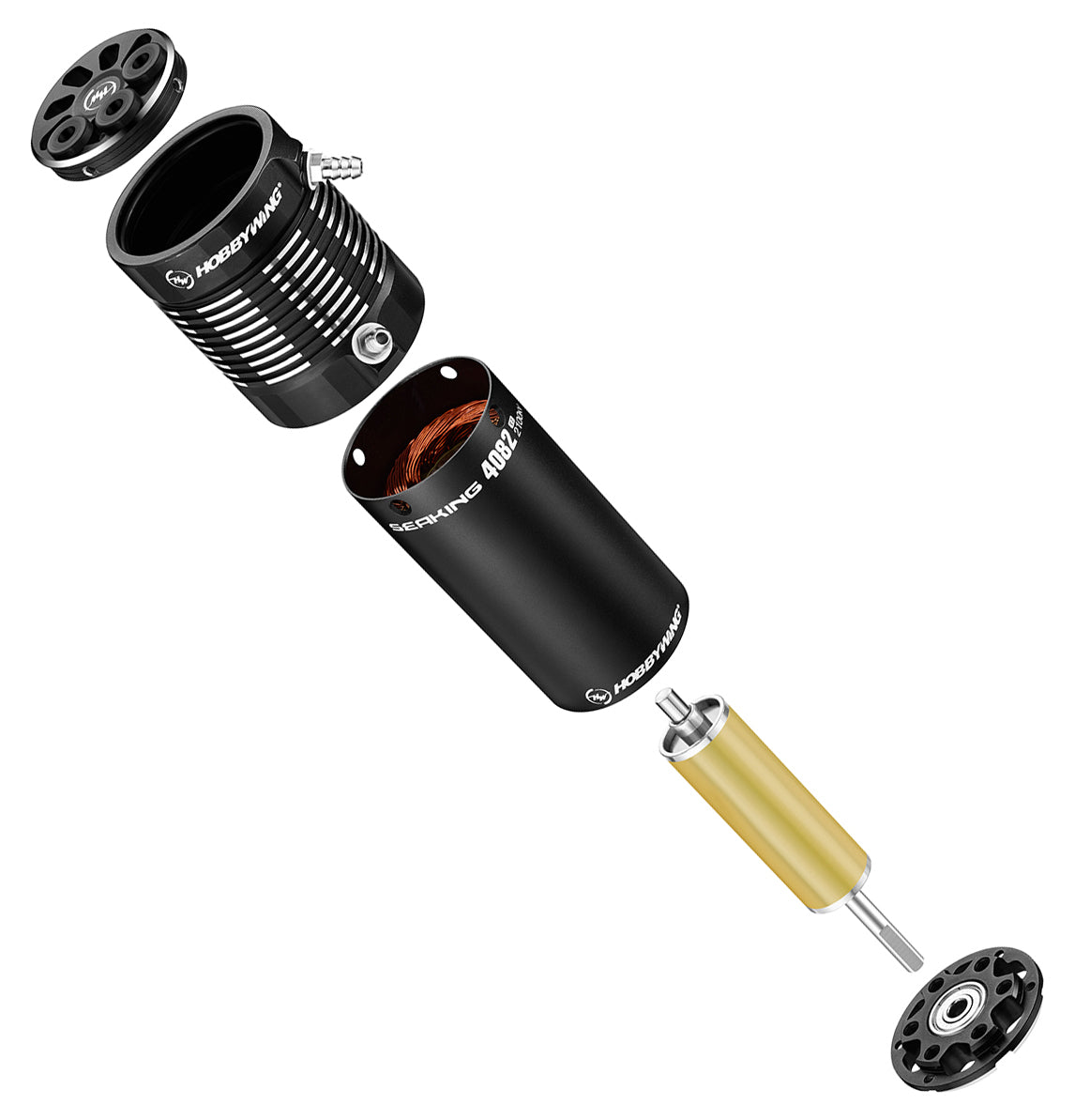Motor Seaking 4082SL 1700kV Black V2 BÃ¥t 3-8S