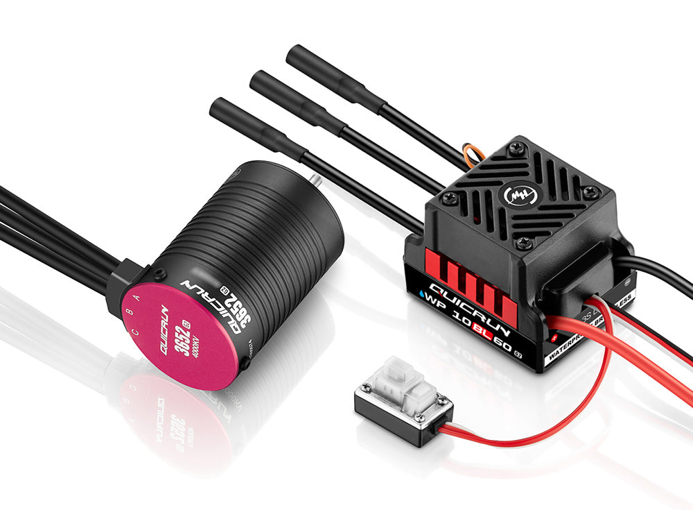 QuicRun Combo WP 10BL60 G2 - 3652SL 5400kV G2 1/10 Sensorless