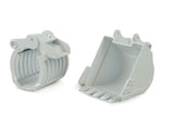 Pro fjernstyret metal gravemaskine 320 caterpillar med 3 redskaber - Huina 1580 - 8 kgs 23 funktioner