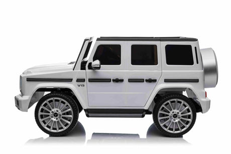Batteri børnebil Mercedes G500 hvid 12 volt
