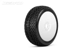 JETKO JK1005USRW - Jetko Dirt Slinger Ultra Soft 1:8 Buggy Pre-glued White Revo Rims 2 pcs