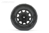 JETKO JK2804CB - Jetko EX Tyre MT Super Sonic Black Wheel 2.8" Hex 12 14 17mm 2 pcs