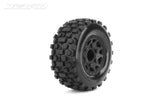 JETKO JK3105CB - Jetko EX Belted Tyre Westland SC Black wheel 12 14 17mm Hex 2 pcs