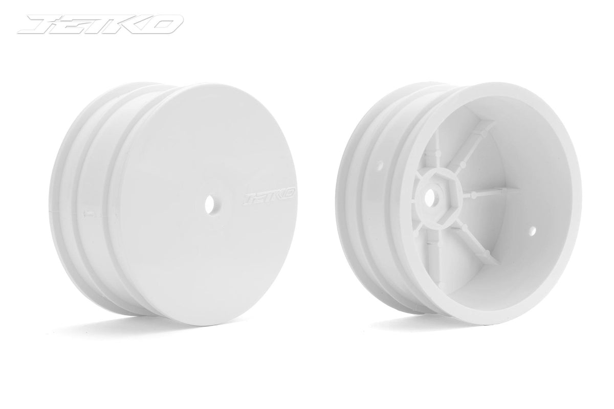 JETKO JK6113WH - Jetko Wheels 1:10 Buggy Front 4WD White 2 pcs