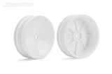 JETKO JK6121WH - Jetko Wheels 1:10 Buggy Front Slim White 2WD 2 pcs