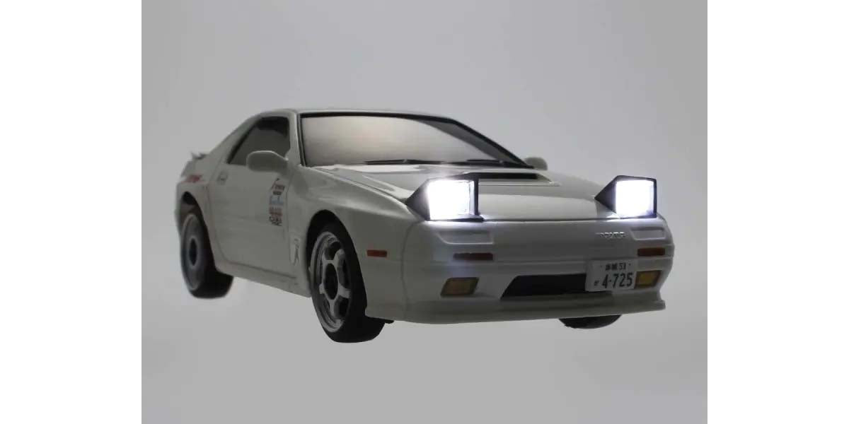 KYOSHO EGG K.66602A - Kyosho First Mini-Z 1:28 Initial-D Mazda Savanna RX-7 FC3S WH