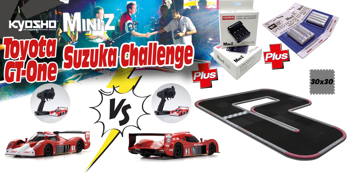 KYOSHO K.87033-GTONE - Kyosho Grand Prix Circuit 30 Mini-Z Toyota GT-One LM ReadySet