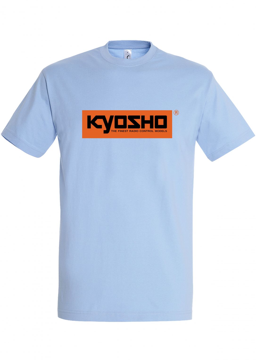 KYOSHO K.88252-3XL - Kyosho T-Shirt Spring 24 Sky Blue/Orange Ltd - 3XL